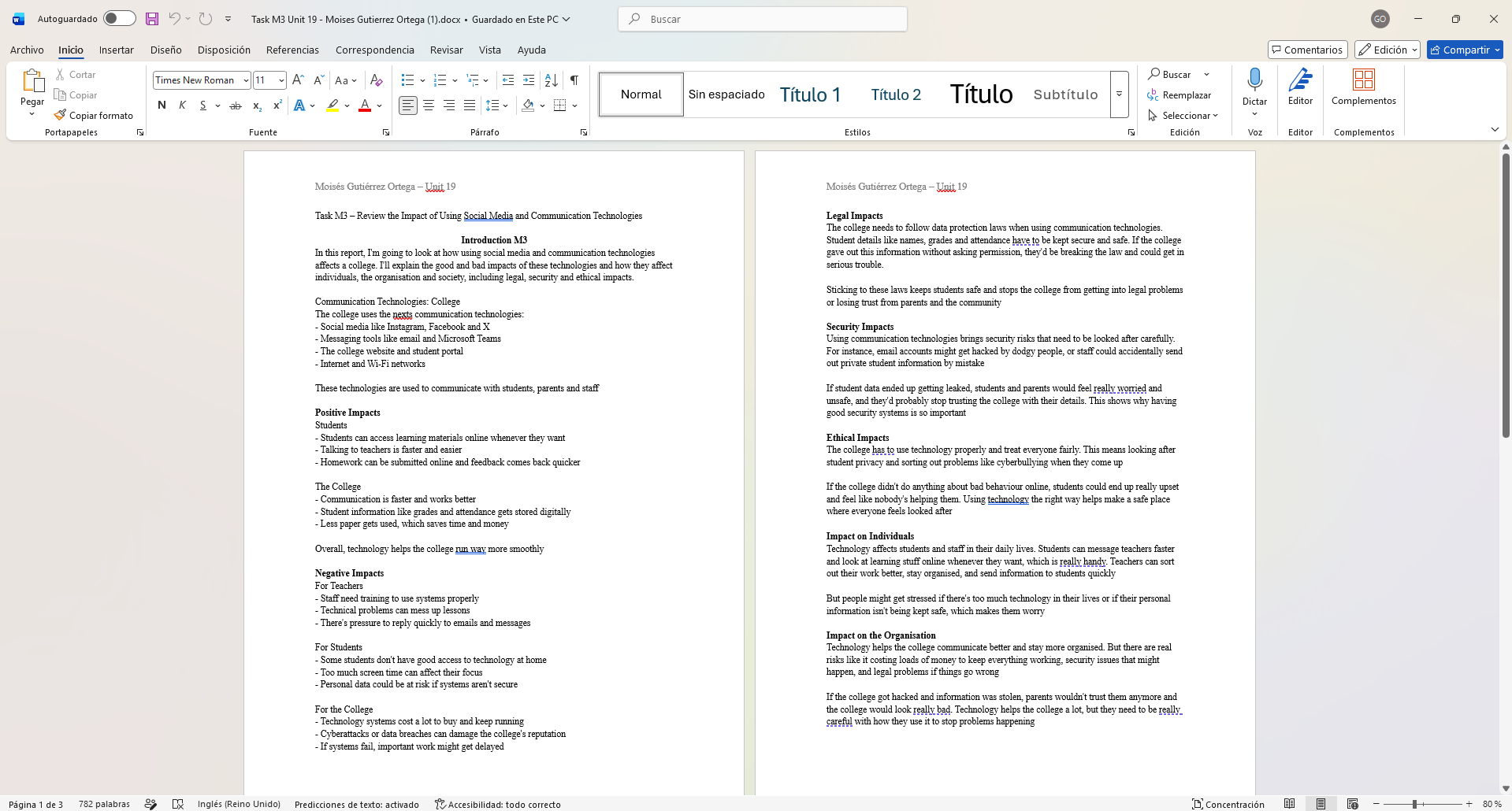 M3 — Job role comparison
