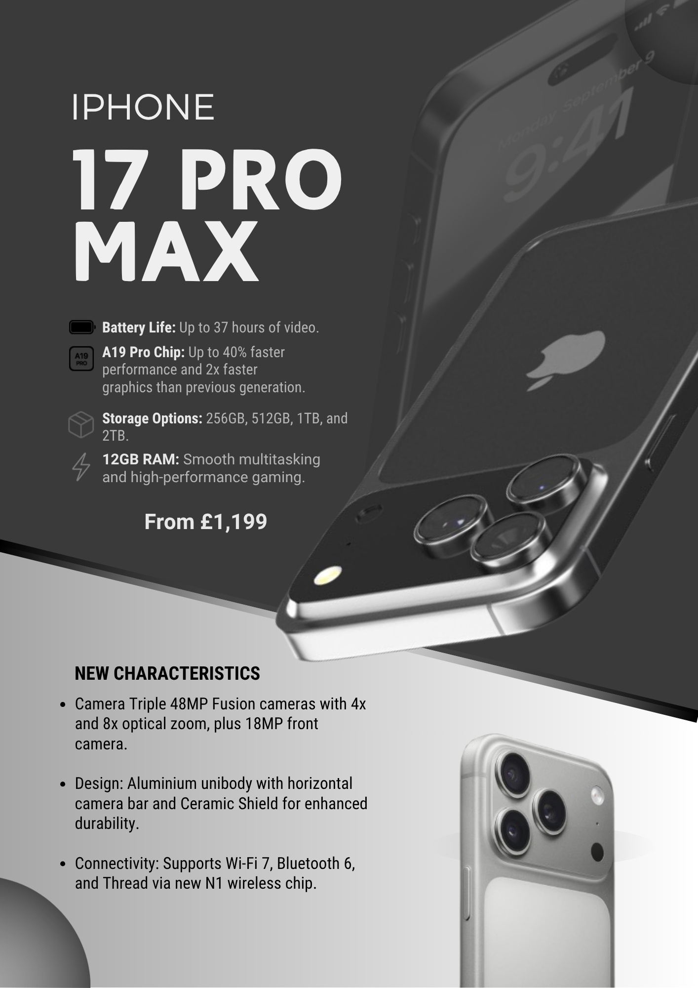 iPhone 17 Pro Max Poster